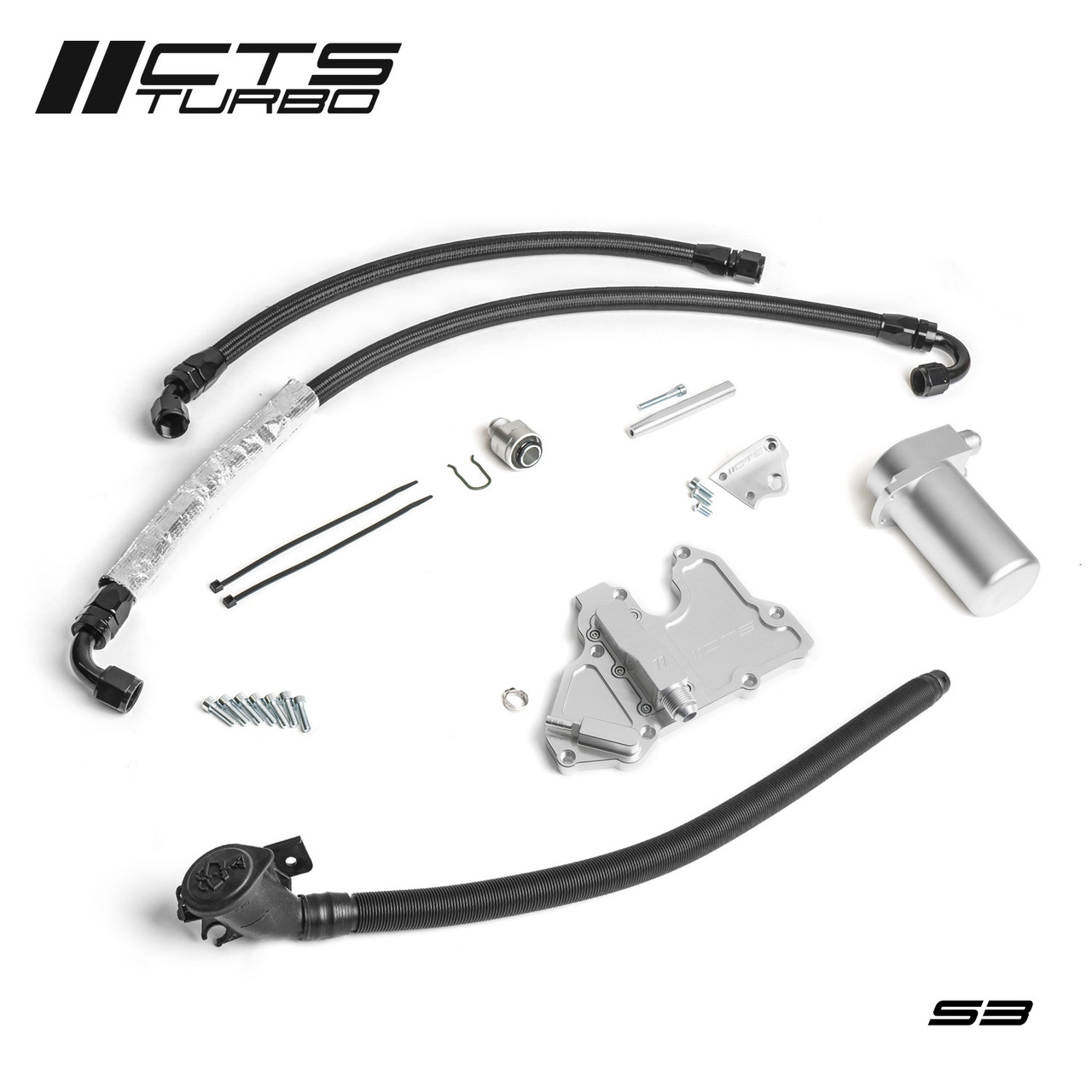 CTS Turbo Catch Can Kit for VW Golf MK7 Golf R / Audi 8V S3 CTS Turbo Catch Can Kit for VW Golf MK7 Golf R / Audi 8V S3