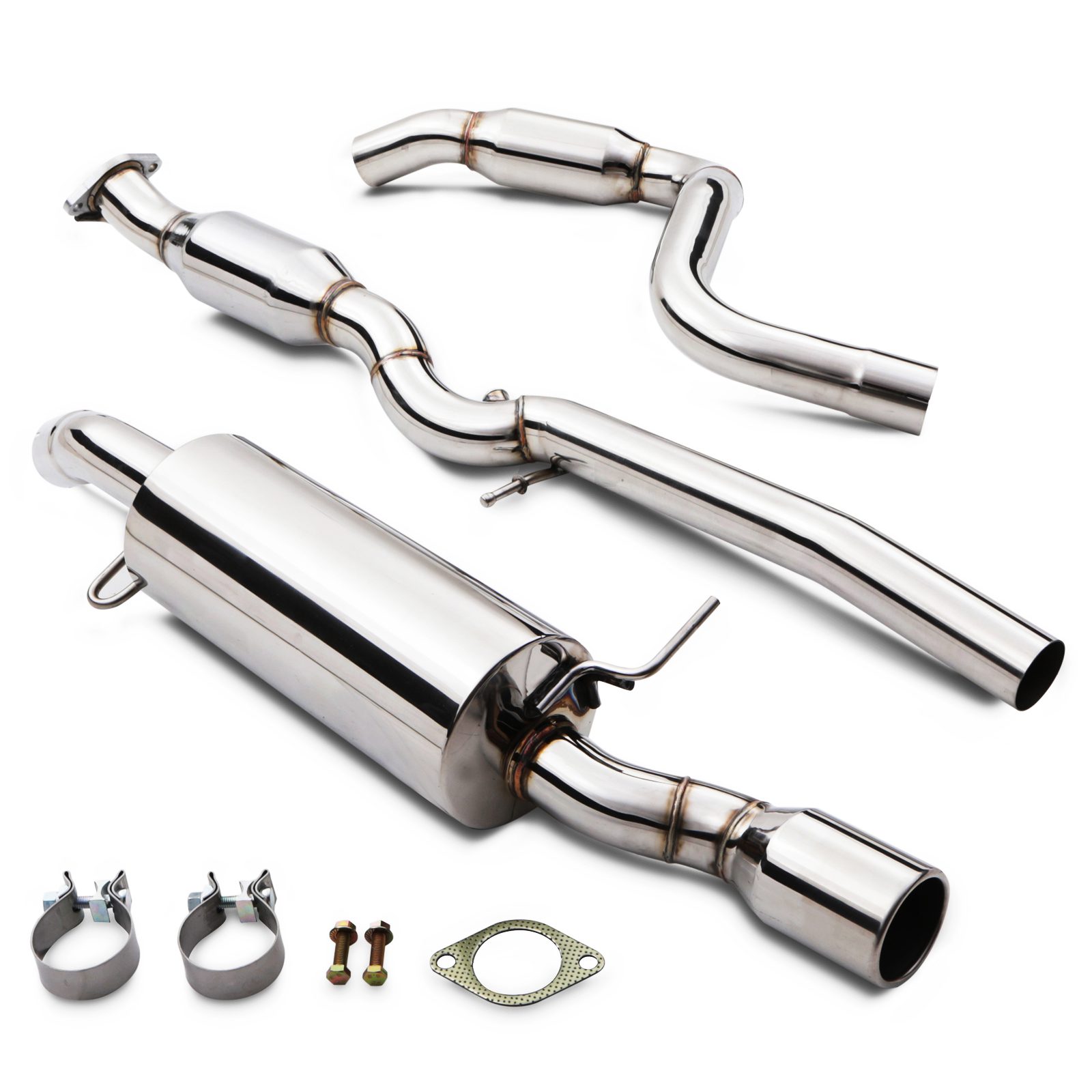 Gravity Downpipe Back Exhaust System (2.5 inch)– Ford Fiesta MK6 ST150 (04-08) Gravity Downpipe Back Exhaust System (2.5 inch)– Ford Fiesta MK6 ST150 (04-08)