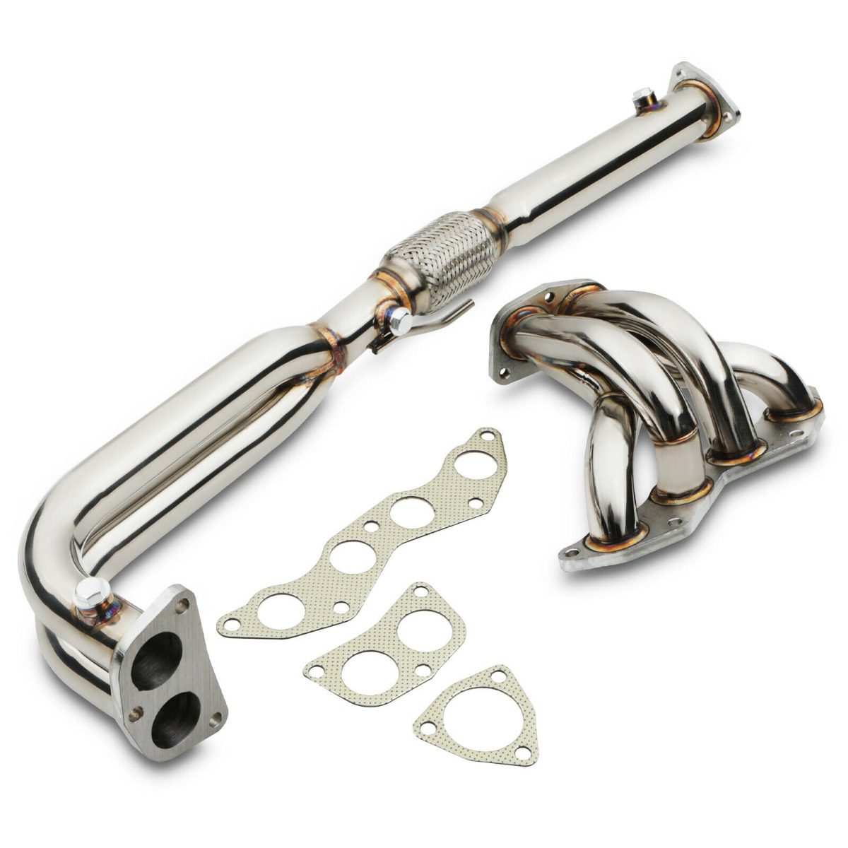 JAPSPEED Honda Civic EP2 1.4 1.6 00-05 – Exhaust Manifold & Decat Downpipe JAPSPEED Honda Civic EP2 1.4 1.6 00-05 – Exhaust Manifold & Decat Downpipe
