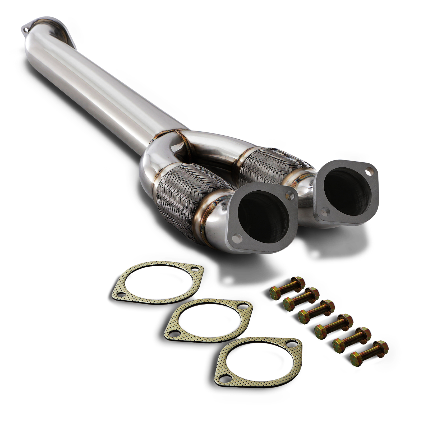 JAPSPEED Nissan R35 GTR 07-16 – 3.5″ Exhaust Decat Y Pipe JAPSPEED Nissan R35 GTR 07-16 – 3.5″ Exhaust Decat Y Pipe