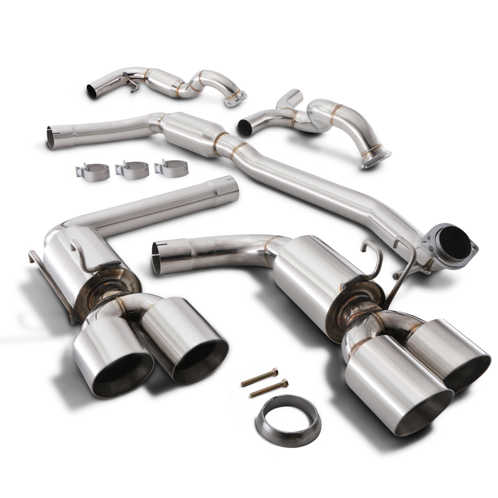 JAPSPEED Honda Civic FK2 2.0 Type R 15+ Cat Back Exhaust System JAPSPEED Honda Civic FK2 2.0 Type R 15+ Cat Back Exhaust System