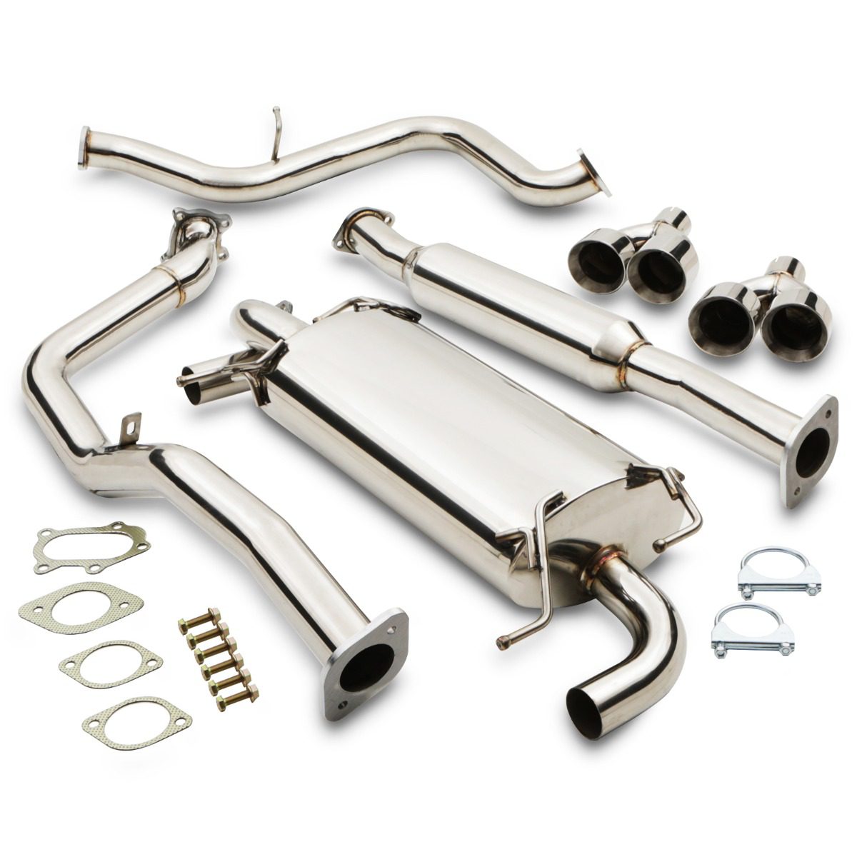 JAPSPEED Subaru Impreza GRB WRX STI 08-14 – Turbo Back Exhaust System JAPSPEED Subaru Impreza GRB WRX STI 08-14 – Turbo Back Exhaust System