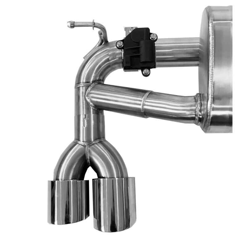 BMW M2 (F87) Valvetronic Cat Back Exhaust With Stainless Steel Tailpipes BMW M2 (F87) Valvetronic Cat Back Exhaust With Stainless Steel Tailpipes