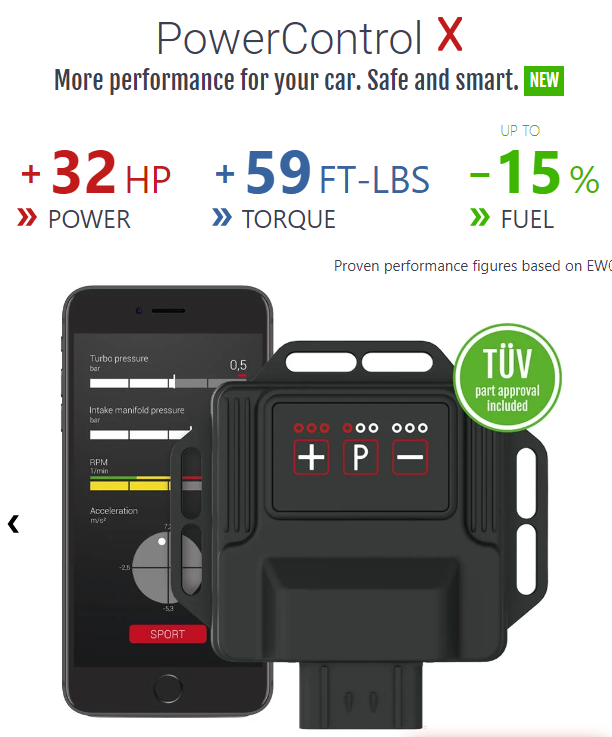 DTE Systems PowerControl X Chip Tuning Box - Ford Ranger 3.2 TDCI 200 HP DTE Systems PowerControl X Chip Tuning Box - Ford Ranger 3.2 TDCI 200 HP