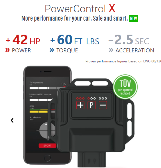 DTE Systems PowerControl X Chip Tuning Box - Volkswagen Polo GTI (MK6) 2.0 TSI 207 HP