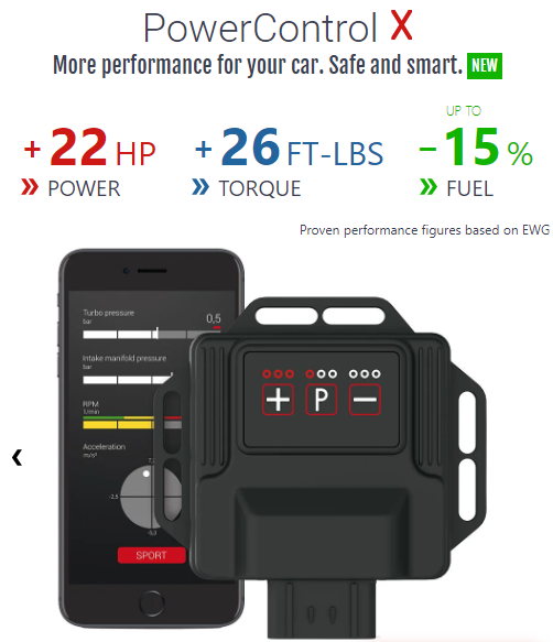 DTE Systems PowerControl X Chip Tuning Box - Volkswagen UP! GTI 1.0 TSI 115 HP