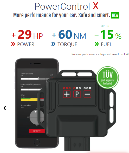 DTE Systems PowerControl X Chip Tuning Box - Audi A3 (8V) 2.0 TDI 150 HP DTE Systems PowerControl X Chip Tuning Box - Audi A3 (8V) 2.0 TDI 150 HP