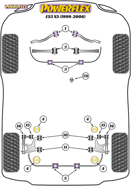 Powerflex Clutch Fork Pivot Pin - BMW E53 X5 (1999-2006)