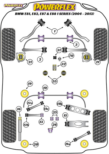 Powerflex Clutch Fork Pivot Pin - BMW E81, E82, E87 & E88 1 Series (2004-2013)