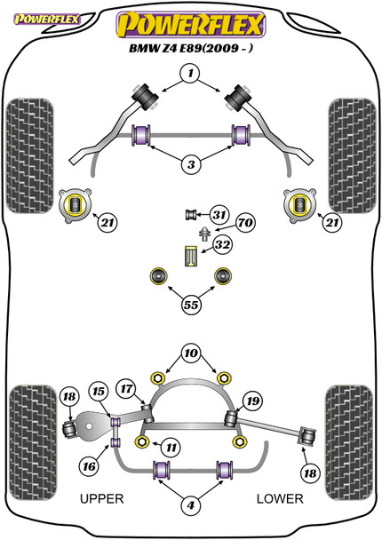 Powerflex Heritage Transmission Mounting Bush (Fast Road) - BMW Z4 E89 (2009 -) Powerflex Heritage Transmission Mounting Bush (Fast Road) - BMW Z4 E89 (2009 -)