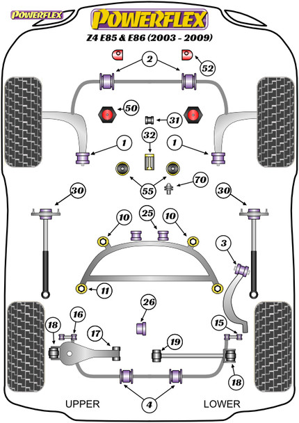 Powerflex Clutch Fork Pivot Pin - BMW Z4 E85 & E86 (2003-2009)