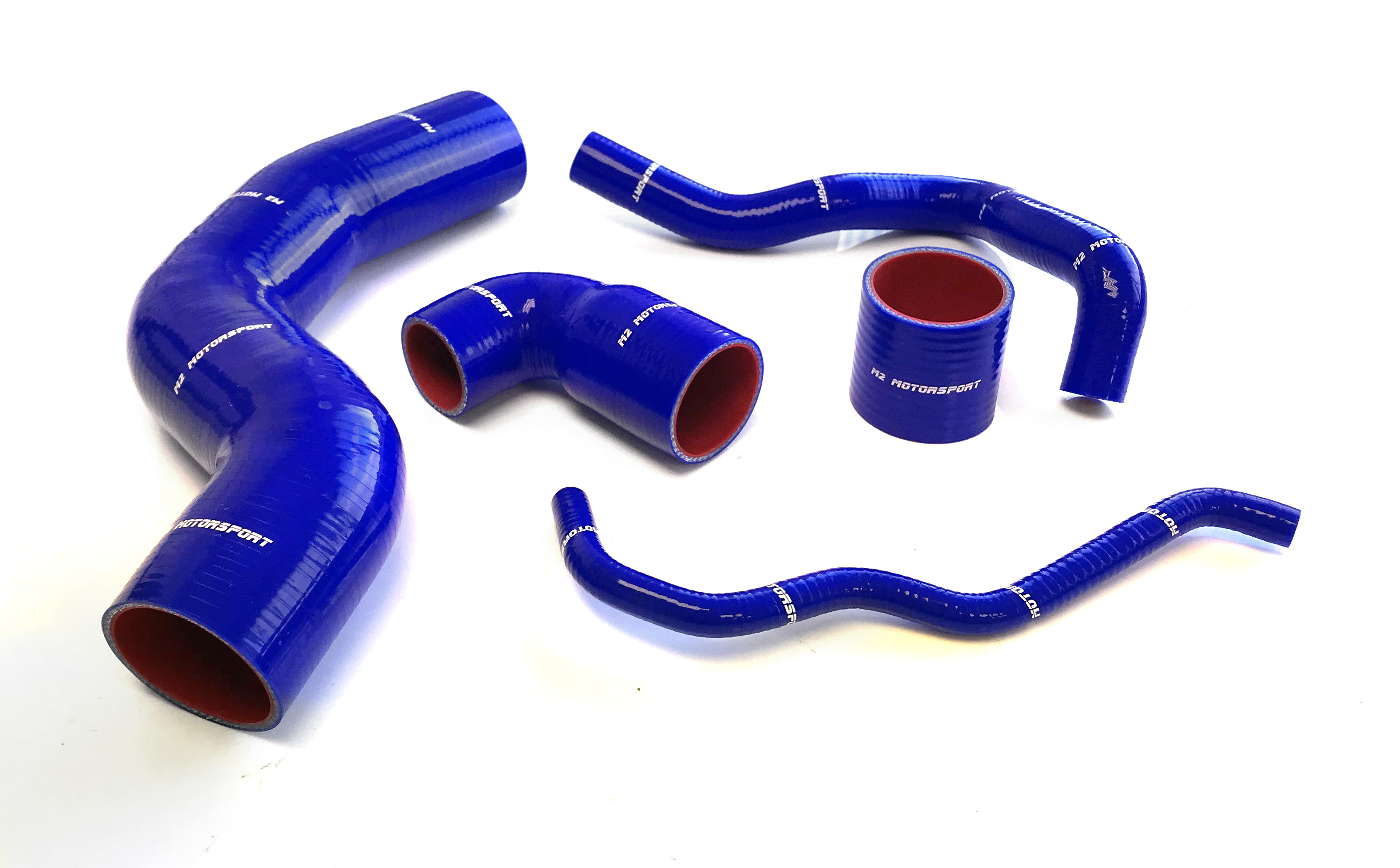 M2 Motorsport VW Golf MK4 1.8T 20V GTI K03 Turbo Boost Hoses - Black / Blue / Red