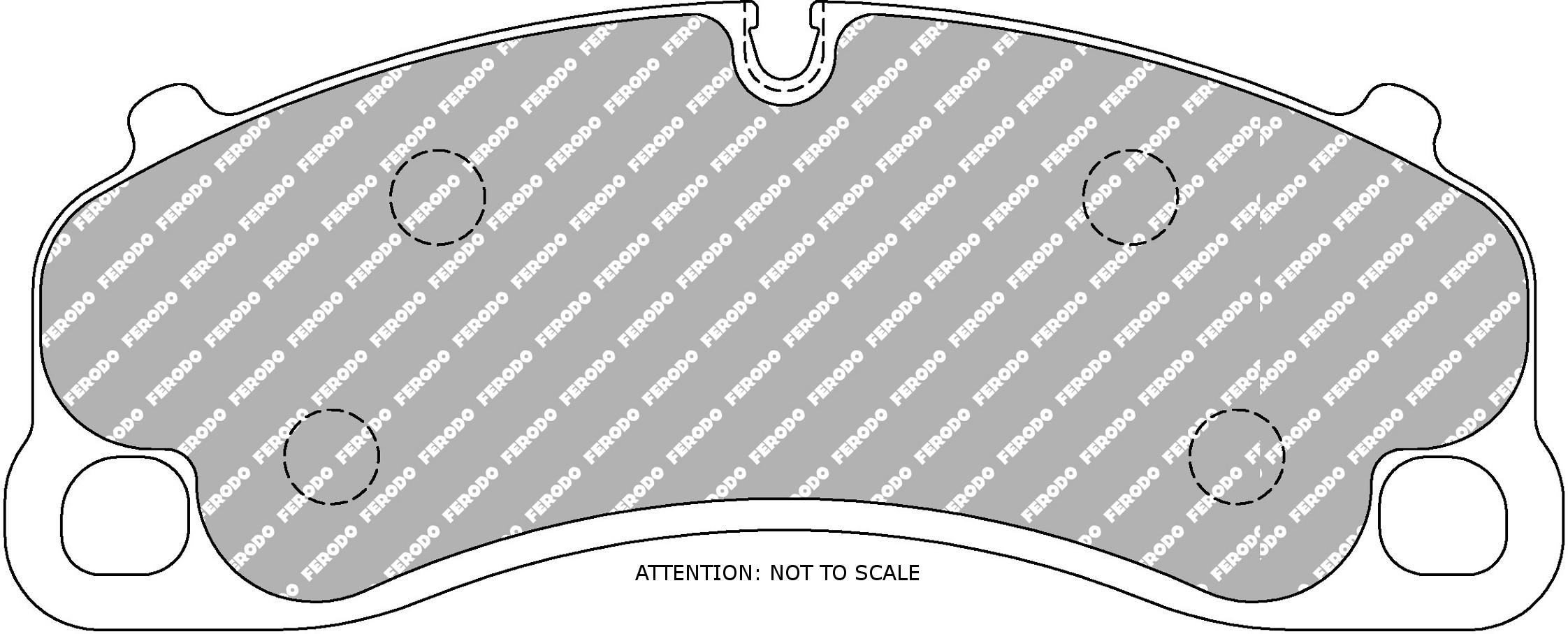 Ferodo Racing DS2500 Brake Pads - Front - Porsche 911 (991) GT3 / GT3RS / Turbo / Turbo S Ferodo Racing DS2500 Brake Pads - Front - Porsche 911 (991) GT3 / GT3RS / Turbo / Turbo S