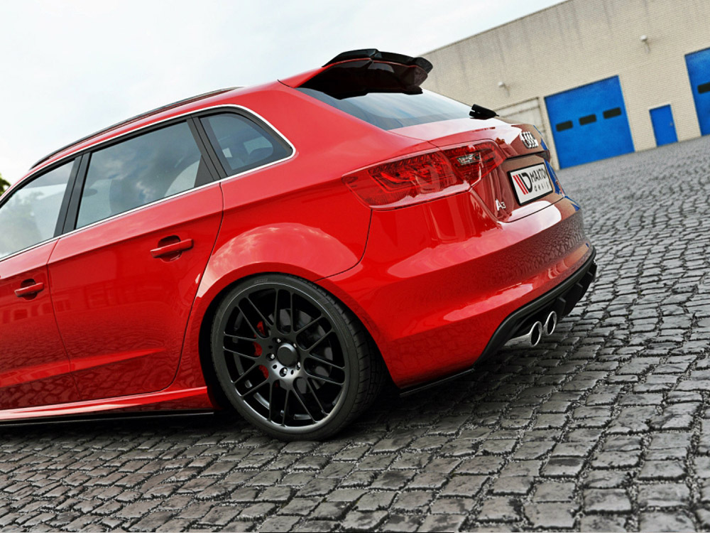Maxton Design Spoiler Cap Audi S3 / A3 S-Line 8V / 8V FL Hatchback / Sportback (Gloss Black) Maxton Design Spoiler Cap Audi S3 / A3 S-Line 8V / 8V FL Hatchback / Sportback (Gloss Black)