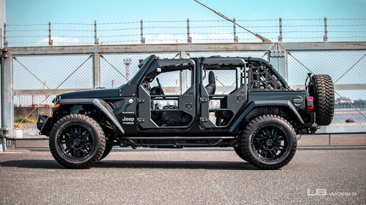 LB X Fairline Jeep Wrangler (JL) 2019- Body Kit FRP (LB59-01) LB X Fairline Jeep Wrangler (JL) 2019- Body Kit FRP (LB59-01)