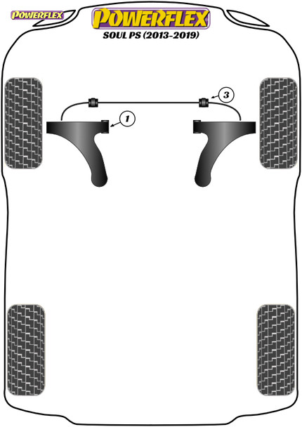 Powerflex Track Front Anti Roll Bar Bush 22.5mm - Kia Soul PS (2013 - 2019) Powerflex Track Front Anti Roll Bar Bush 22.5mm - Kia Soul PS (2013 - 2019)
