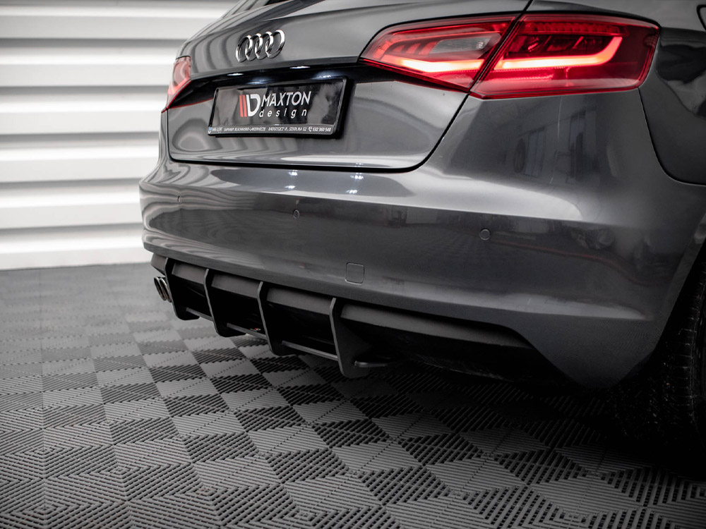 Maxton Design Street Pro Rear Diffuser Audi A3 Sportback 8V (2013-2016) Matte Black Maxton Design Street Pro Rear Diffuser Audi A3 Sportback 8V (2013-2016) Matte Black