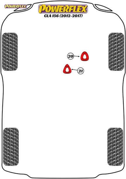 Powerflex Jack Pad Adaptor - Mercedes-Benz CLA Class W117 & W156 (2012-2016) Powerflex Jack Pad Adaptor - Mercedes-Benz CLA Class W117 & W156 (2012-2016)