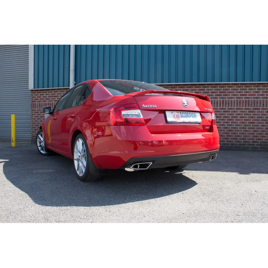 Scorpion Skoda Octavia VRS 2.0 TSI 2013-2018 Non Resonated Cat Back Exhaust Scorpion Skoda Octavia VRS 2.0 TSI 2013-2018 Non Resonated Cat Back Exhaust