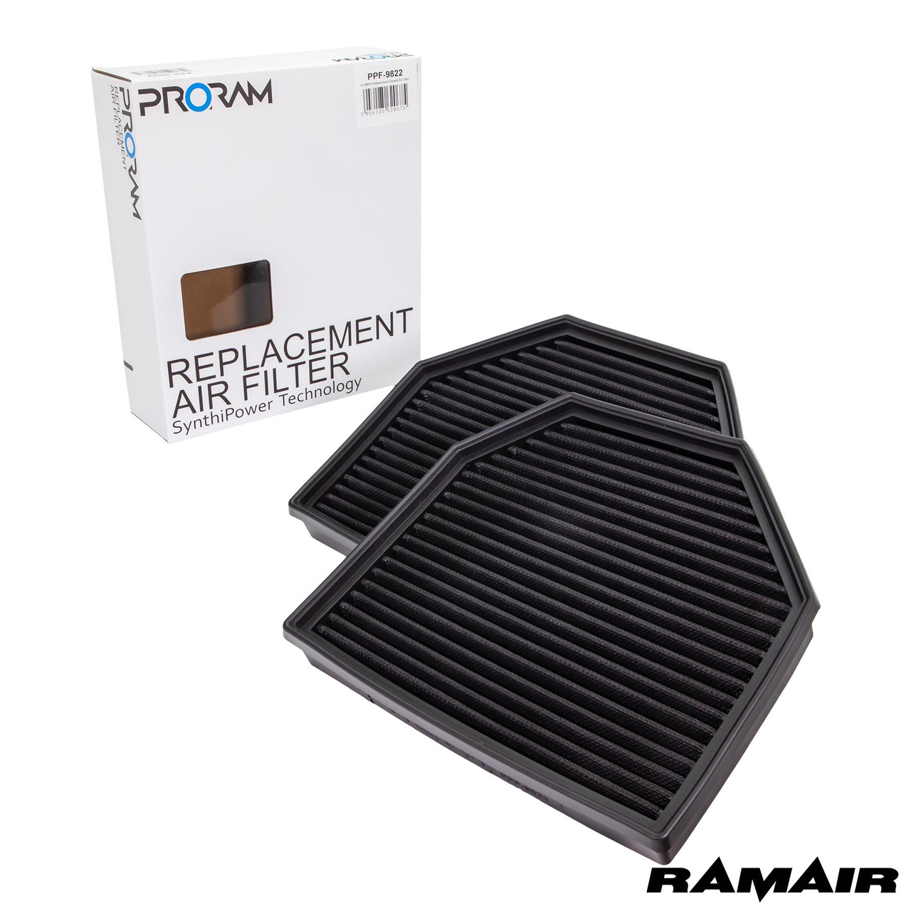 Ramair Proram BMW S55 M2 Comp (F87) / M3 (F80) / M4 (F82) Replacement Pleated Panel Air Filter PPF-9822 Ramair Proram BMW S55 M2 Comp (F87) / M3 (F80) / M4 (F82) Replacement Pleated Panel Air Filter PPF-9822