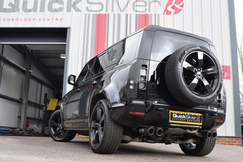 Quicksilver Land Rover Defender 110 V8 - Sport Exhaust System with Sound Architect Valves (2021 on) Quicksilver Land Rover Defender 110 V8 - Sport Exhaust System with Sound Architect Valves (2021 on)