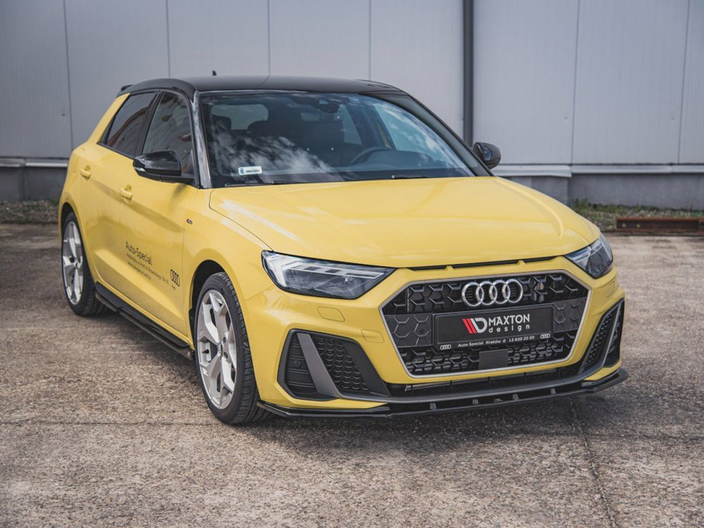 Maxton Design Audi A1 S-Line GB (2018-) Front Splitter V1 - Gloss Black Maxton Design Audi A1 S-Line GB (2018-) Front Splitter V1 - Gloss Black
