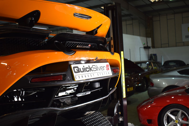 Quicksilver McLaren 720S Ceramic Coated Catalyst Replacement Pipes (2017 on) Quicksilver McLaren 720S Ceramic Coated Catalyst Replacement Pipes (2017 on)