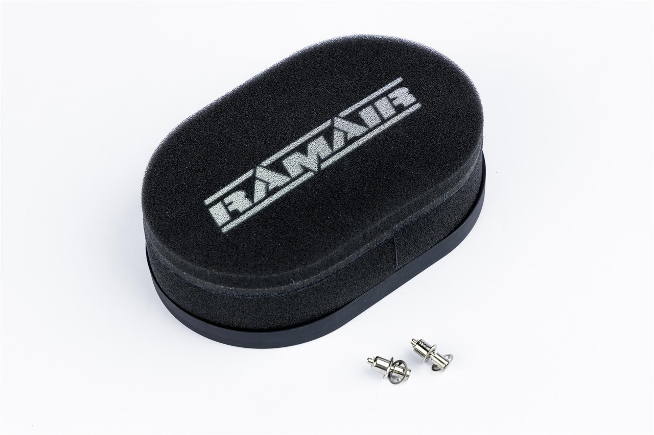 Ramair Carburettor Foam Air Filter with Baseplate to fit Pierburg 2E2, 2E3, 2E-E - 40mm Internal Height Ramair Carburettor Foam Air Filter with Baseplate to fit Pierburg 2E2, 2E3, 2E-E - 40mm Internal Height