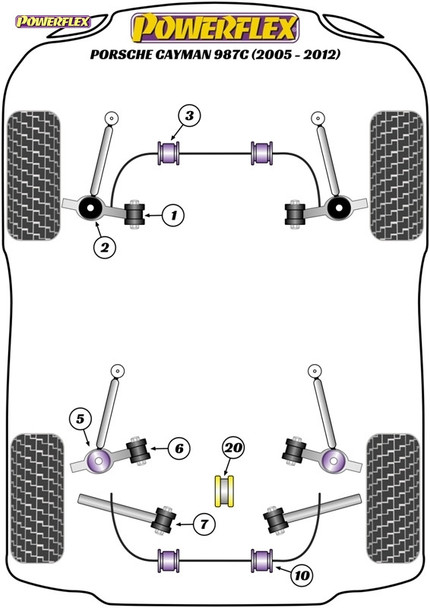 Powerflex Jack Pad Adaptor - Porsche Boxster/Cayman 718 - Powerflex Jack Pad Adaptor - Porsche Boxster/Cayman 718 -
