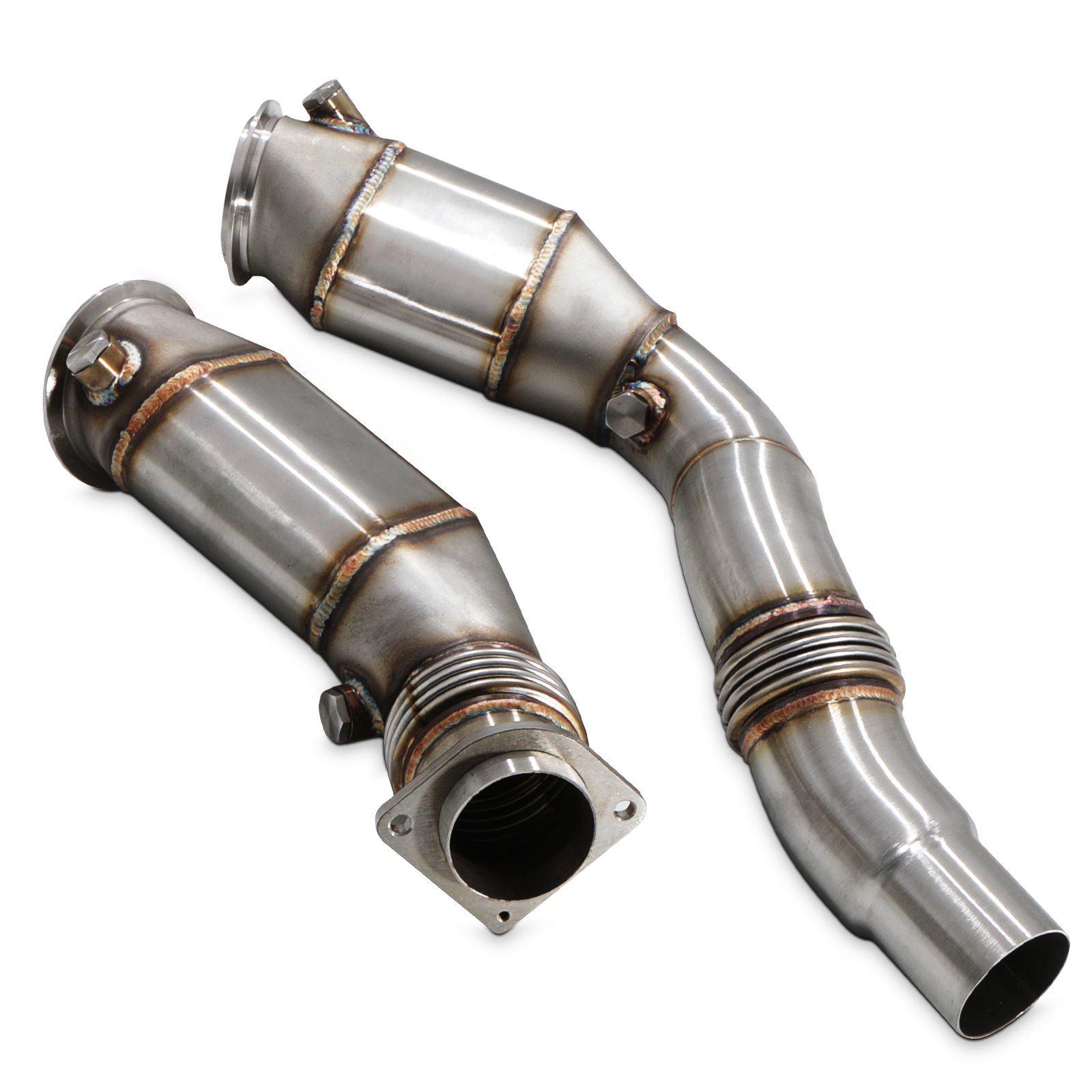 Direnza Sports Cat Downpipes 200 Cell (3 inch) - BMW M3 F80 (2014-19) S55 Direnza Sports Cat Downpipes 200 Cell (3 inch) - BMW M3 F80 (2014-19) S55