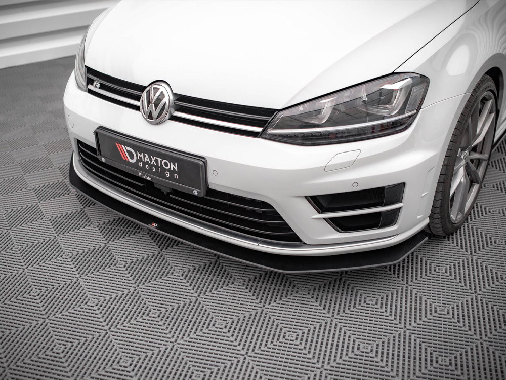 Maxton Design Volkswagen Golf MK7 R (2013-2016) Street PRO Front Splitter V2 - Gloss Black Maxton Design Volkswagen Golf MK7 R (2013-2016) Street PRO Front Splitter V2 - Gloss Black