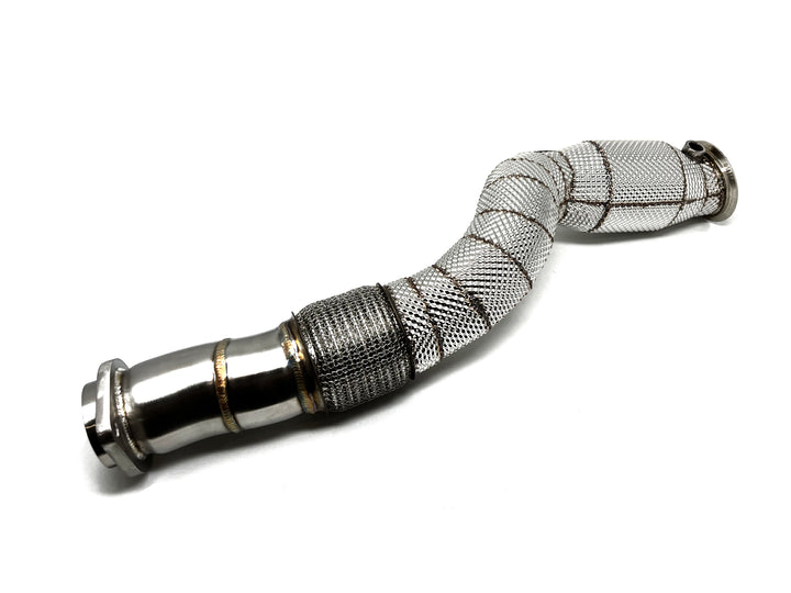 Masata BMW S58 G80 G82 G83 G87 Catted Downpipe (M2 / M3 / M3 Competition / M4 / M4 Competition) 200 Cells Masata BMW S58 G80 G82 G83 G87 Catted Downpipe (M2 / M3 / M3 Competition / M4 / M4 Competition) 200 Cells