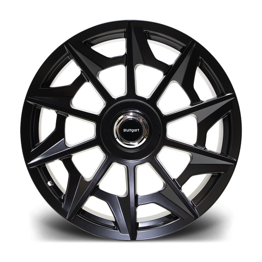 Stuttgart SVT - 20 inch X 10 - 5 x 112 / 120 - ET38 - Matt Black - SET OF 4 Stuttgart SVT - 20 inch X 10 - 5 x 112 / 120 - ET38 - Matt Black - SET OF 4