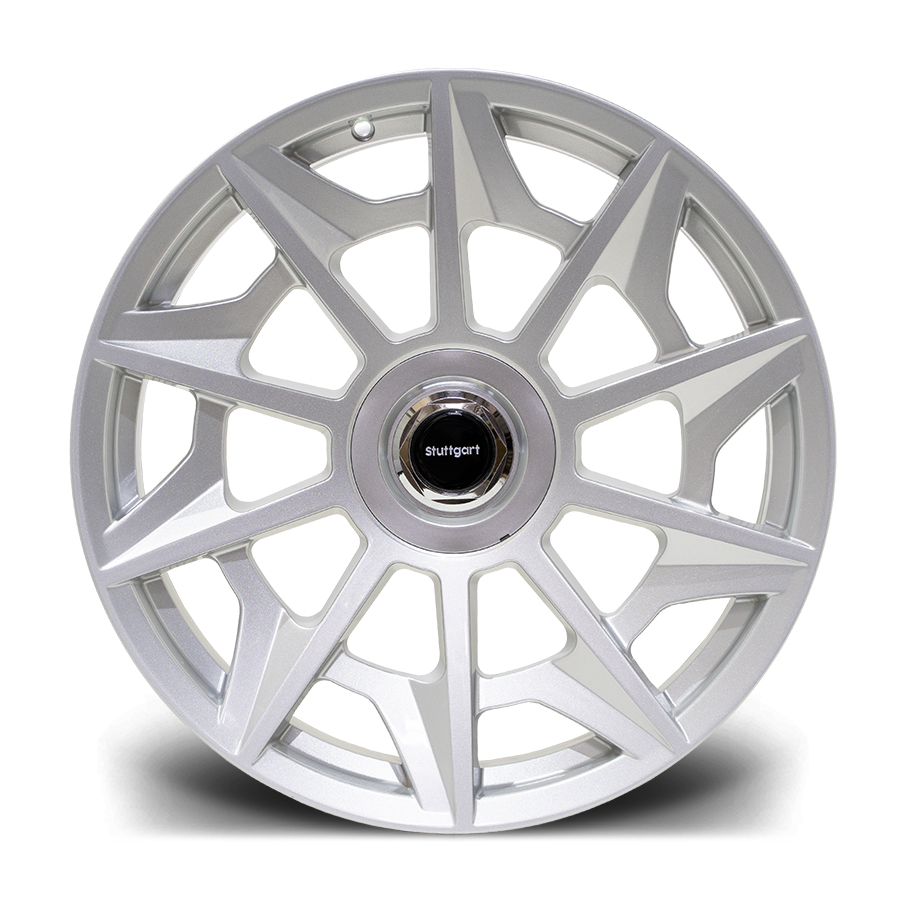 Stuttgart SVT - 19 inch X 8.5 - 5 x 108 / 114 - ET45 - Silver - SET OF 4 Stuttgart SVT - 19 inch X 8.5 - 5 x 108 / 114 - ET45 - Silver - SET OF 4