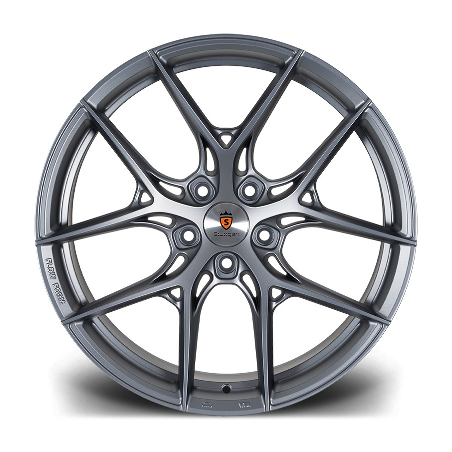 Stuttgart SF13 (Flow Formed) - 20 inch X 9 - 5 x 120 - ET35 - Matt Gunmetal - SET OF 4 Stuttgart SF13 (Flow Formed) - 20 inch X 9 - 5 x 120 - ET35 - Matt Gunmetal - SET OF 4