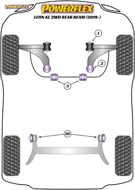 Powerflex Track Lower Engine Mount Insert (Large) - Seat Leon KL Rear Beam (2020 on) Powerflex Track Lower Engine Mount Insert (Large) - Seat Leon KL Rear Beam (2020 on)