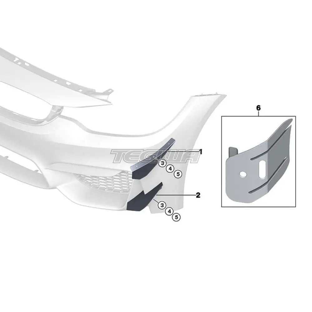 Tegiwa BMW M3 / M4 F8X GT4 Front Bumper Canards Dive Planes Carbon Fibre CF Tegiwa BMW M3 / M4 F8X GT4 Front Bumper Canards Dive Planes Carbon Fibre CF