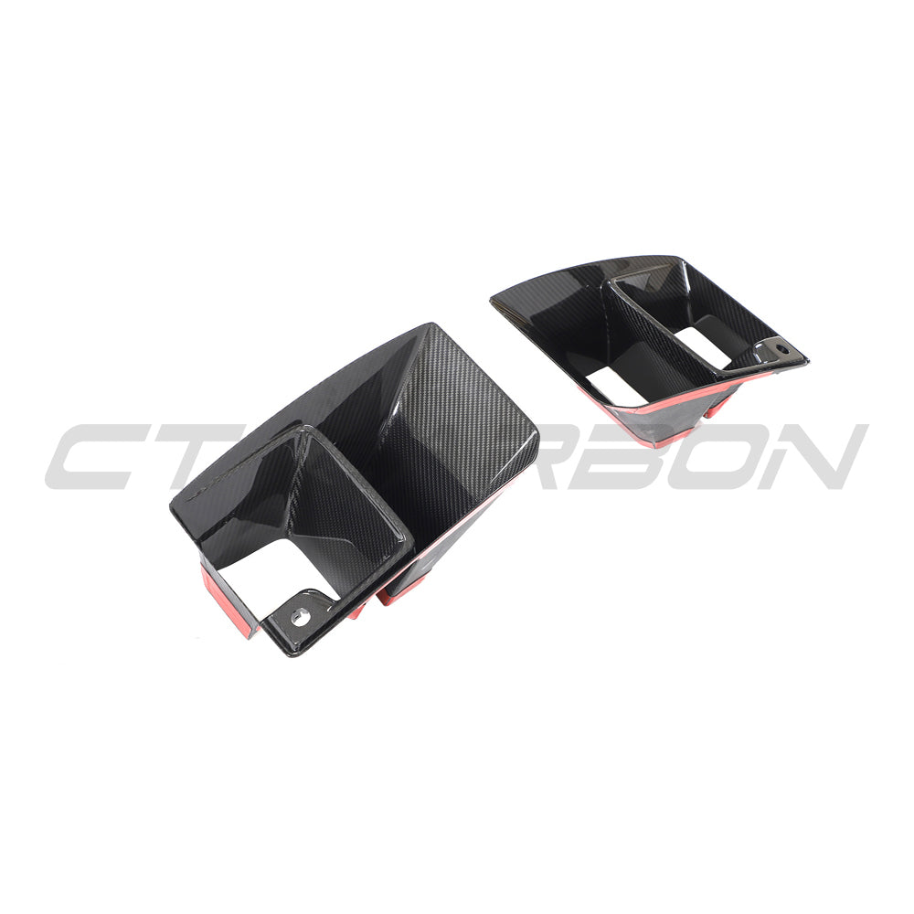 CT Carbon BMW G87 M2 Carbon Fibre Ducts - CT Design CT Carbon BMW G87 M2 Carbon Fibre Ducts - CT Design