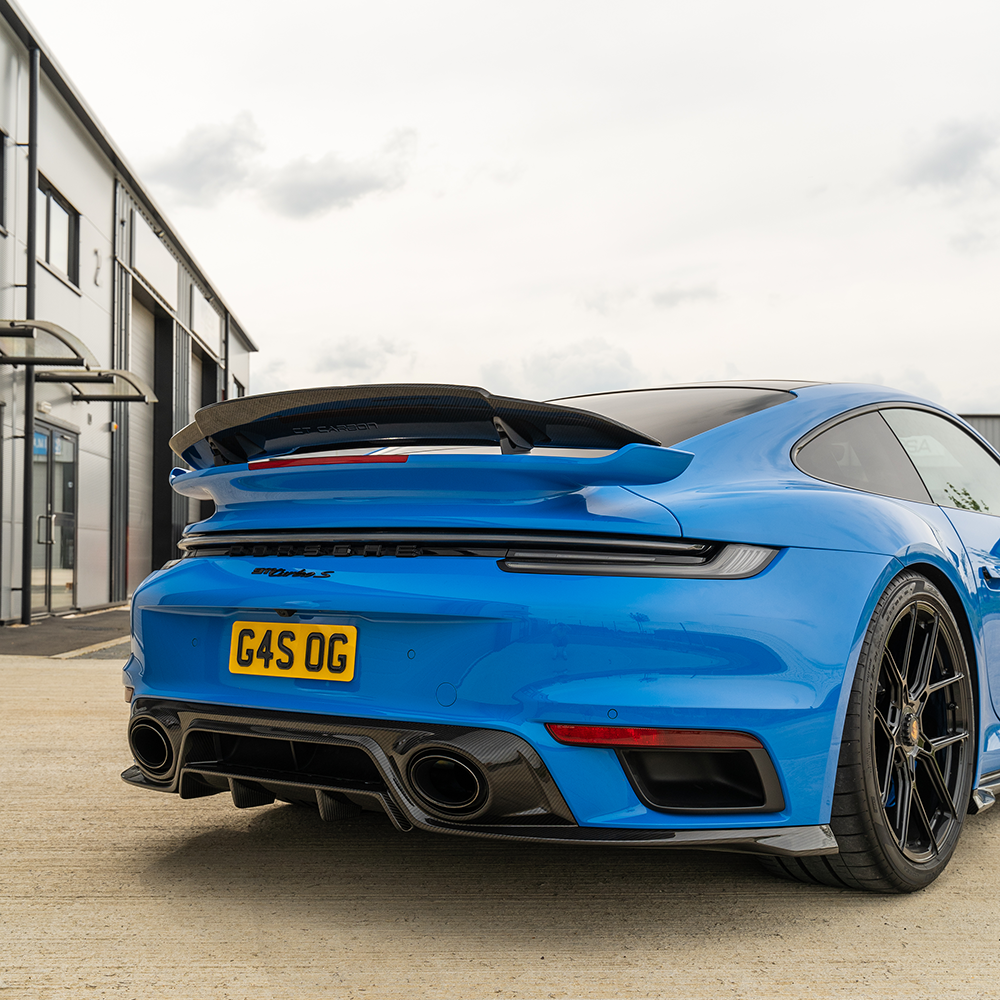 CT Carbon Porsche 911 (992) Turbo S Carbon Fibre Diffuser - CT Design CT Carbon Porsche 911 (992) Turbo S Carbon Fibre Diffuser - CT Design