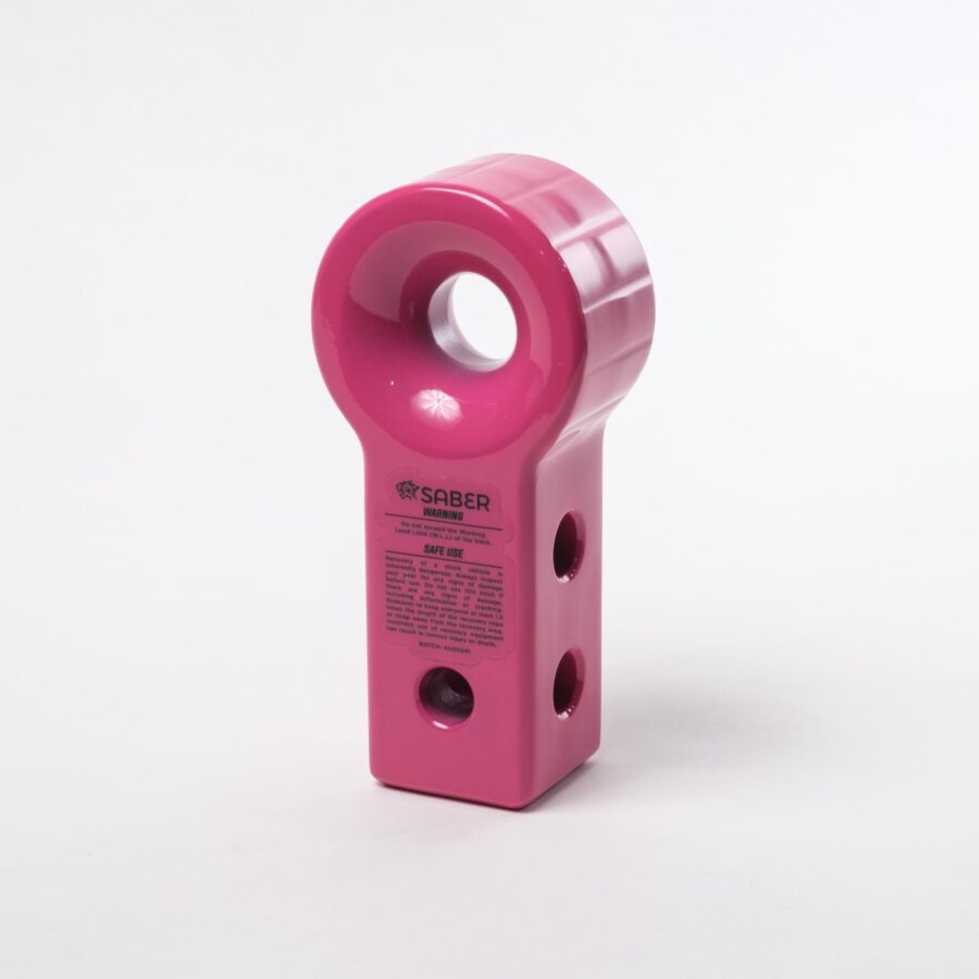 Saber 7075 Alloy Recovery Hitch – Prismatic Pink & 9k Soft Shackle Saber 7075 Alloy Recovery Hitch – Prismatic Pink & 9k Soft Shackle