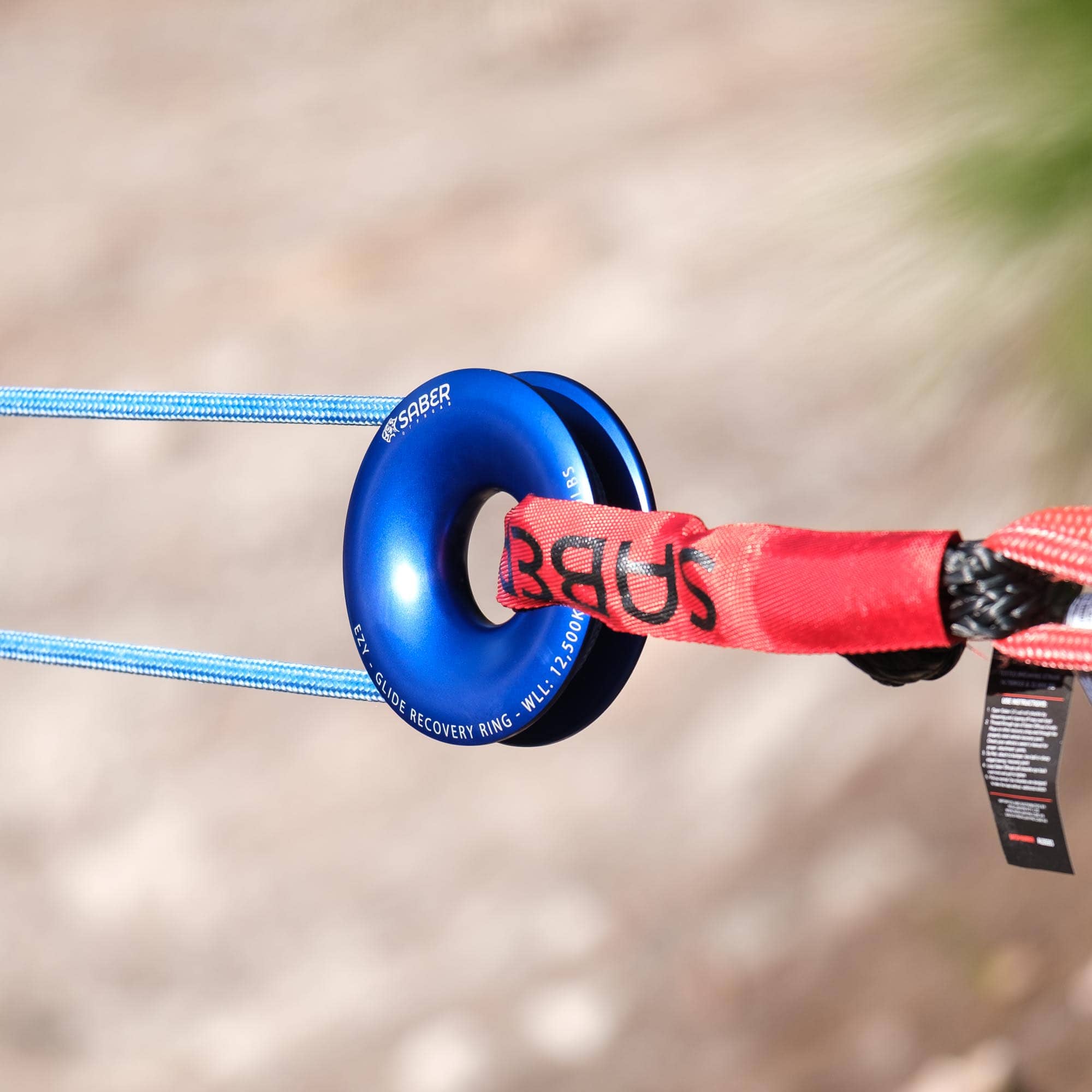 Saber Ezy-Glide Recovery Ring + Twin 18k Sheath Soft Shackles Kit