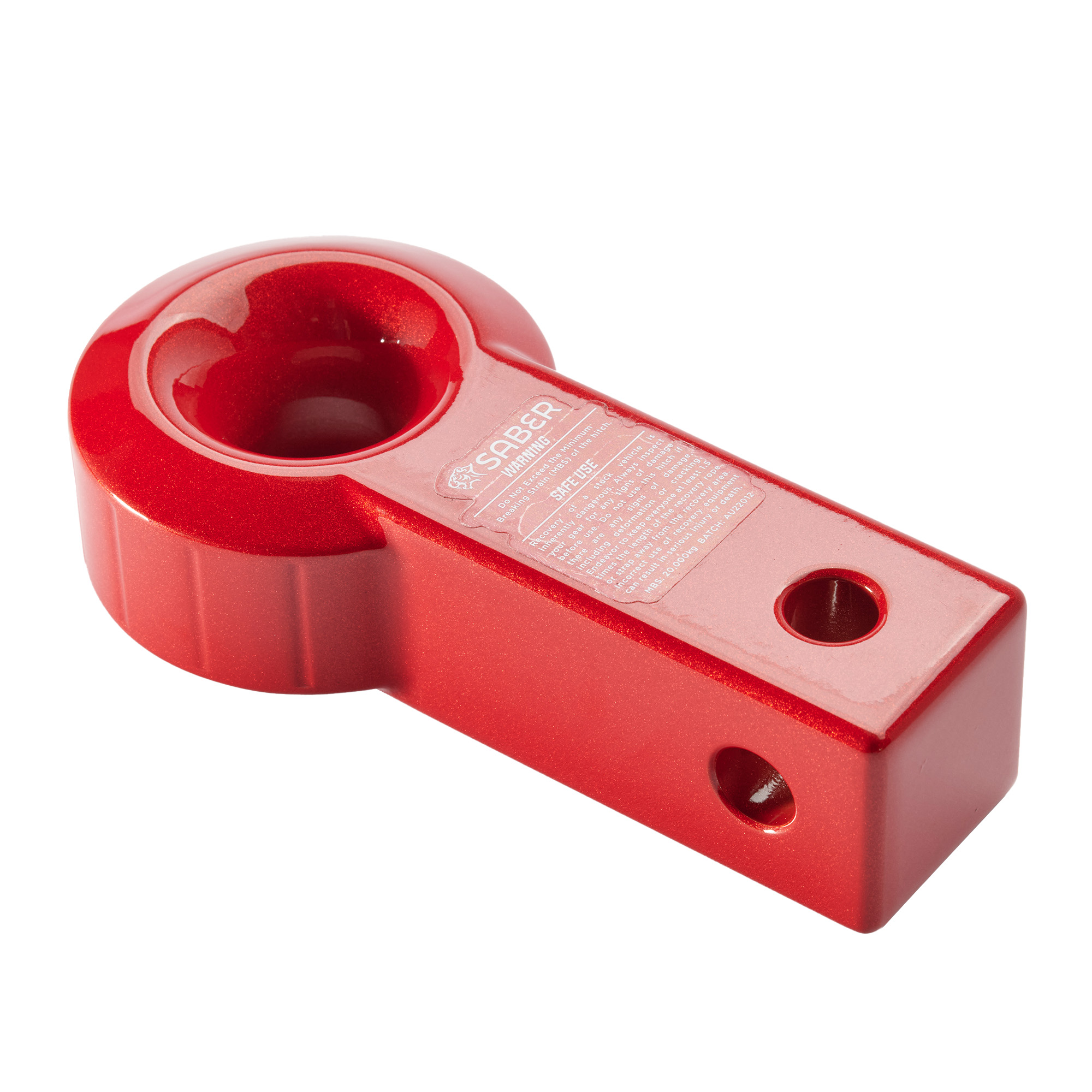 Saber 7075 Alloy Recovery Hitch – Prismatic Red