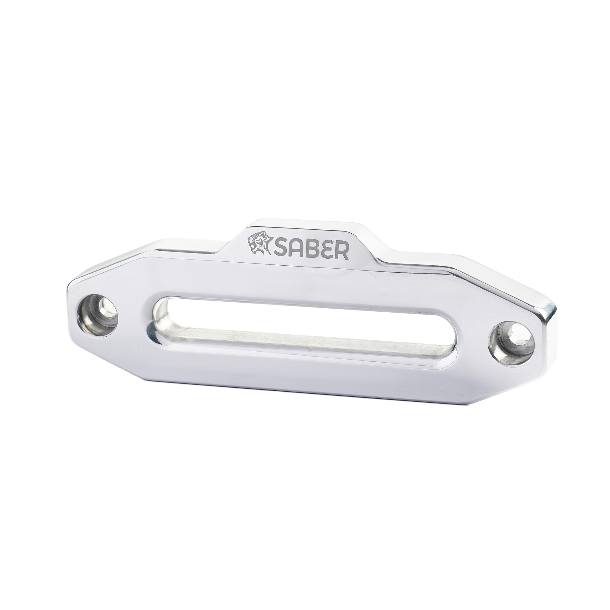 Saber Offroad Aluminium Standard Hawse Fairlead - Polished Alloy Saber Offroad Aluminium Standard Hawse Fairlead - Polished Alloy