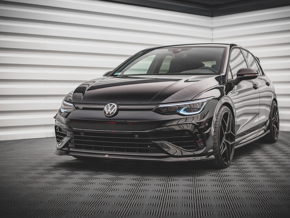 Maxton Design Volkswagen Golf MK8 R (2020+) Front Splitter V.5 - Gloss Black Maxton Design Volkswagen Golf MK8 R (2020+) Front Splitter V.5 - Gloss Black