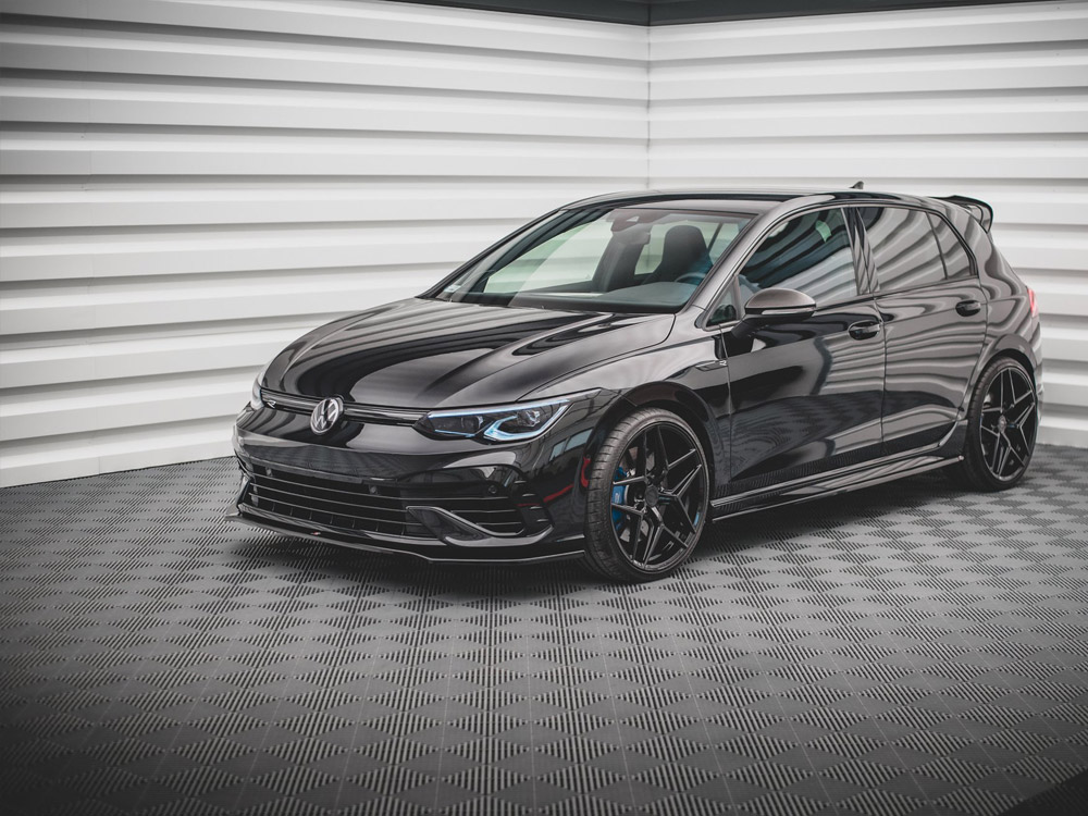 Maxton Design Volkswagen Golf MK8 R (2020+) Front Splitter V.3 - Gloss Black Maxton Design Volkswagen Golf MK8 R (2020+) Front Splitter V.3 - Gloss Black