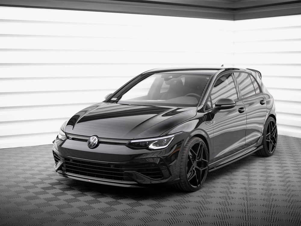 Maxton Design Volkswagen Golf MK8 R (2020+) Front Splitter V.7 - Gloss Black Maxton Design Volkswagen Golf MK8 R (2020+) Front Splitter V.7 - Gloss Black