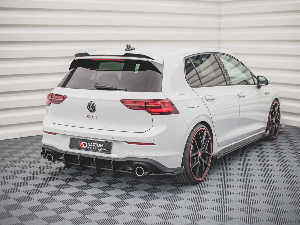 Maxton Design Volkswagen Golf MK8 / MK8.5 GTI / GTE / R-Line (2020+) Street Pro Rear Side Splitters + Flaps - Black Maxton Design Volkswagen Golf MK8 / MK8.5 GTI / GTE / R-Line (2020+) Street Pro Rear Side Splitters + Flaps - Black