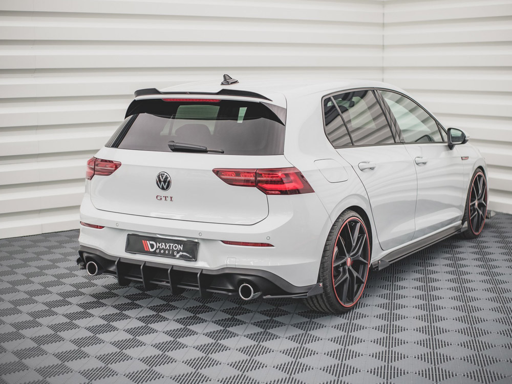 Maxton Design Volkswagen Golf MK8 / MK8.5 GTI / GTE / R-Line (2020+) Rear Side Flaps - Gloss Black Maxton Design Volkswagen Golf MK8 / MK8.5 GTI / GTE / R-Line (2020+) Rear Side Flaps - Gloss Black
