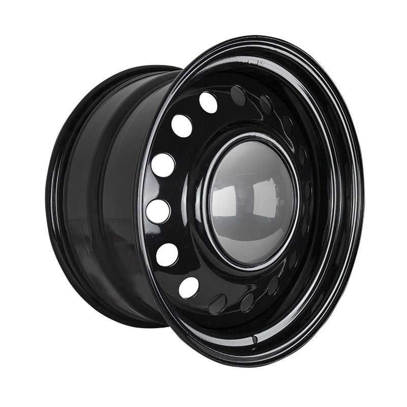 Navis Dome Steel Wheels - 20 inch (Staggered) - 5 x 120 - Gloss Black - VW Transporter T5 / T6 - SET OF 4 Navis Dome Steel Wheels - 20 inch (Staggered) - 5 x 120 - Gloss Black - VW Transporter T5 / T6 - SET OF 4