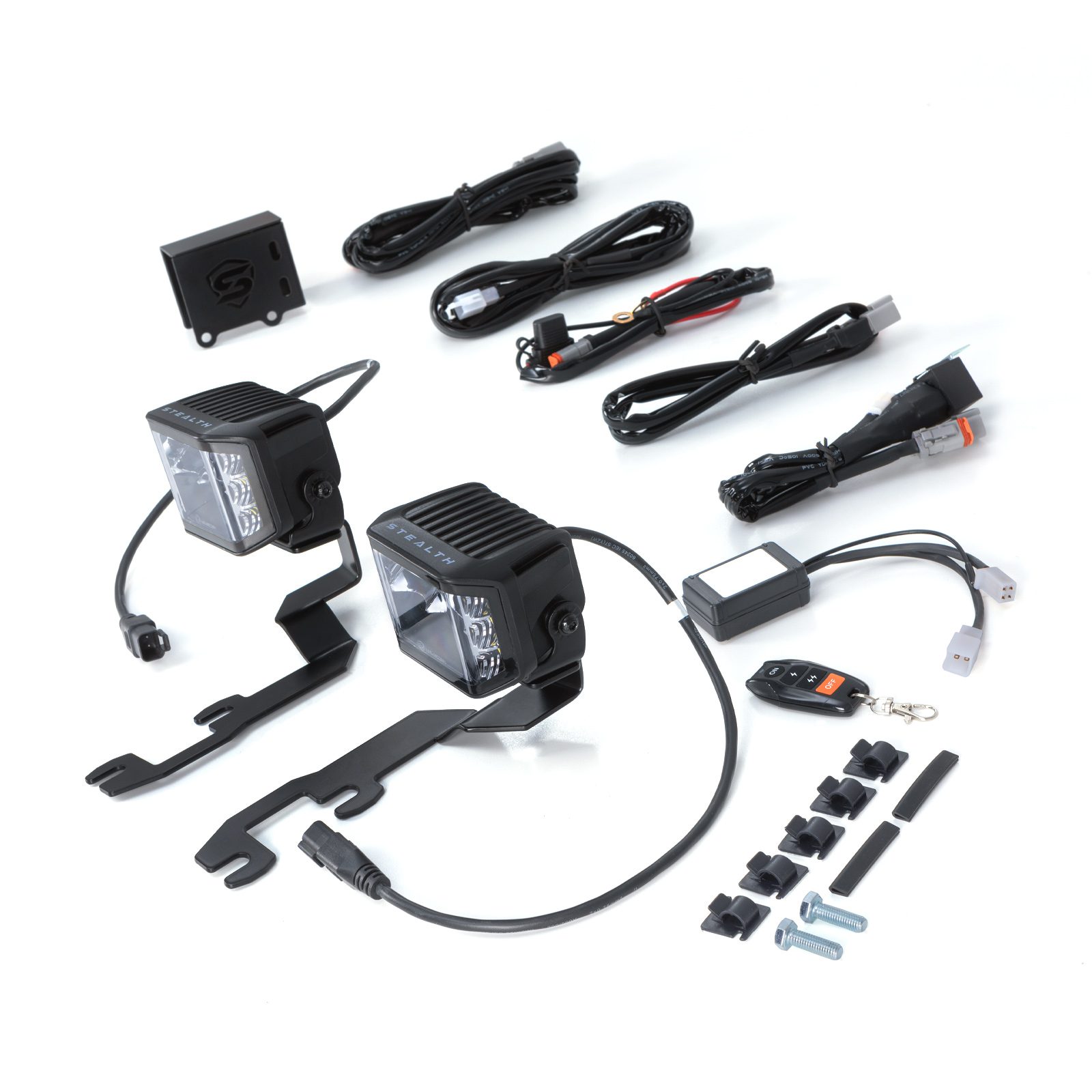 Stealth LED Ford Ranger T9 (2023+) Twin 4″ Dark Force LED Bonnet Kit – 16,800 Lumens Stealth LED Ford Ranger T9 (2023+) Twin 4″ Dark Force LED Bonnet Kit – 16,800 Lumens